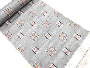 アンティーク　正絹　紬　着尺反物